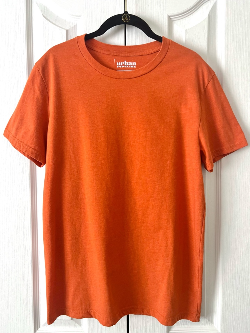 Urban Pipeline Men's Burnt Orange Crew Neck T-Shirt (M) Excellent Condition